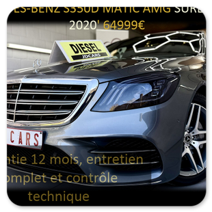 MERCEDES-BENZ S350D AUTOMATIQUE FULL OPTIONS AMG GARANTIE 1 AN CTOK 64999€