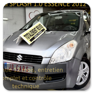 SUZUKI SPLASH 1.0 ESSENCE GARANTIE 1 AN CTOK 3999€
