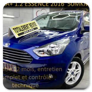 FORD KA+ ULTIMATE 1.2 ESSENCE 50MKM GARANTIE 1 AN CTOK 7999€