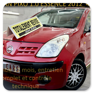NISSAN PIXO 1.0 ESSENCE 75MKM GARANTIE 1 AN CTOK 4999€