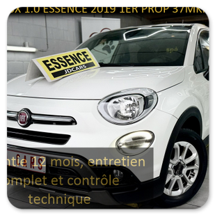 FIAT 500X 1.0 ESSENCE 120 37MKM GARANTIE 1 AN CTOK 12499€