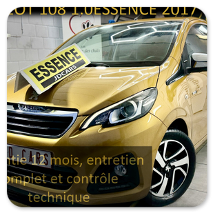 PEUGEOT 108 1.0 ESSENCE GARANTIE 1 AN CTOK 5499€ 