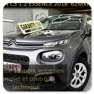CITROEN C3 1.0 ESSENCE 72MKM GARANTIE 1 AN CTOK 7999€