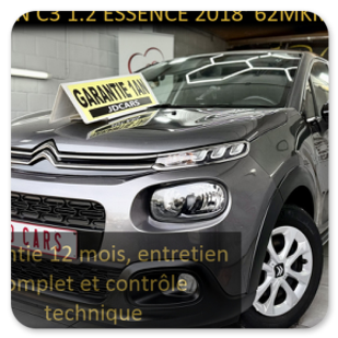 CITROEN C3 1.0 ESSENCE 72MKM GARANTIE 1 AN CTOK 7999€