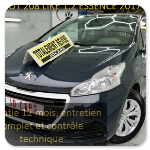 PEUGEOT 208 LIKE 1.2 ESSENCE GARANTIE 1 AN CTOK 5499€