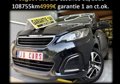 PEUGEOT 108 1.0 ESSENCE GARANTIE 1 AN CTOK 4999€ TTC