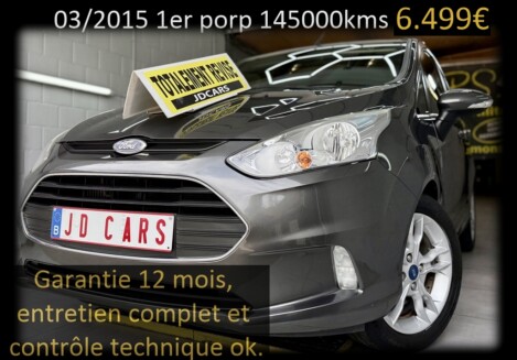 FORD BMAX 1.0 ECOBOOST GARANTIE 1 AN CTOK 6499€ TTC