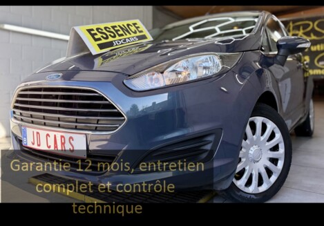 FORD FIESTA 1.2 ESSENCE 80MKM GARANTIE 1 AN CTOK 6999€ TTC