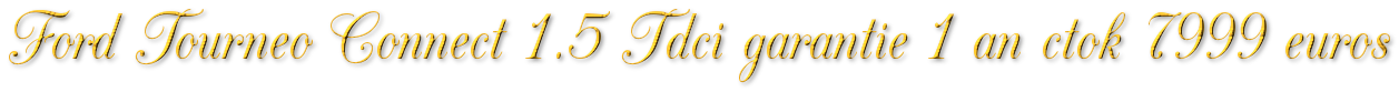 FORD TOURNEO CONNECT 1.5 TDCI GARANTIE 1 AN CTOK 7999€