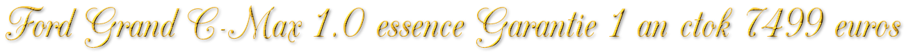 FORD GRAND C-MAX 1.0 ESSENCE FULL GARANTIE 1 AN CTOK 7499€