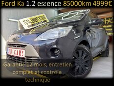 FORD KA 1.2 ESSENCE 85MKM GARANTIE 1 AN CTOK 4999€ TTC