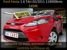 FORD FIESTA 1.6 TDCI GARANTIE 1 AN CTOK 5499€ TTC