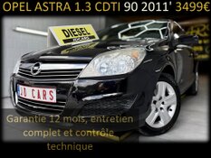 OPEL ASTRA 1.3 CDTI 90 GARANTIE 1 AN CTOK 3499€ TTC