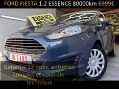 FORD FIESTA 1.2 ESSENCE 80MKM GARANTIE 1 AN CTOK 6999€ TTC