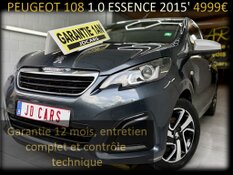 PEUGEOT 108 1.0 ESSENCE GARANTIE 1 AN CTOK 4999€ TTC