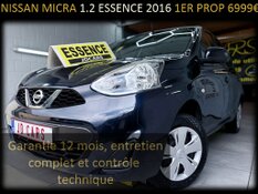 NISSAN MICRA 1.2 ESSENCE GARANTIE 1 AN CTOK 6999€ TTC