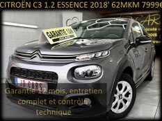 CITROEN C3 1.0 ESSENCE 72MKM GARANTIE 1 AN CTOK 7999€