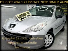 PEUGEOT 206+ 1.1 ESSENCE 60MKM GARANTIE 1 AN CTOK 4499€