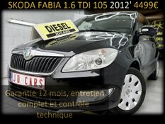 SKODA FABIA 1.6 TDI 105 GARANTIE 1 AN CTOK 4499€