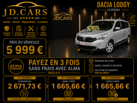 DACIA LODGY 1.5 DCI GARANTIE 1 AN CTOK 5999€
