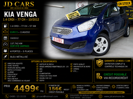 KIA VENGA 1.4 CRDI ECODYNAMICS GARANTIE 1 AN CTOK 3999€