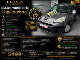 PEUGEOT PARTNER TEPEE 1.6 HDI EQUIPEMENT PMR GARANTIE 1 AN CTOK 5499€